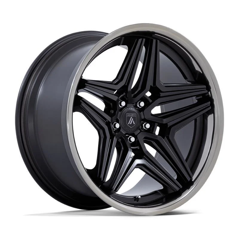 Statusfälgar ABL-46 DUKE SATIN BLACK W/ DDT LIP 9x22 5/120 ET15