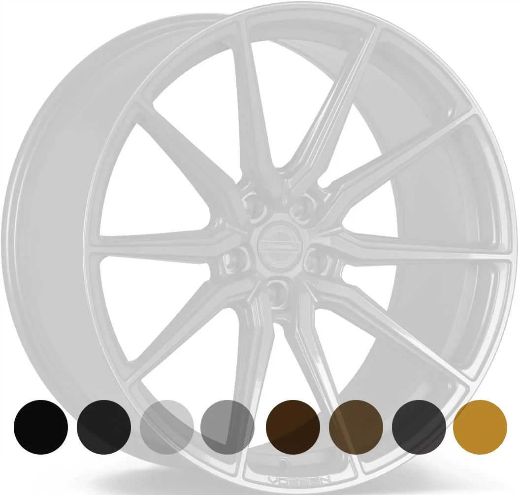 Rautamo VOSSEN HF3 Satin Black 10x24 5/120 ET32