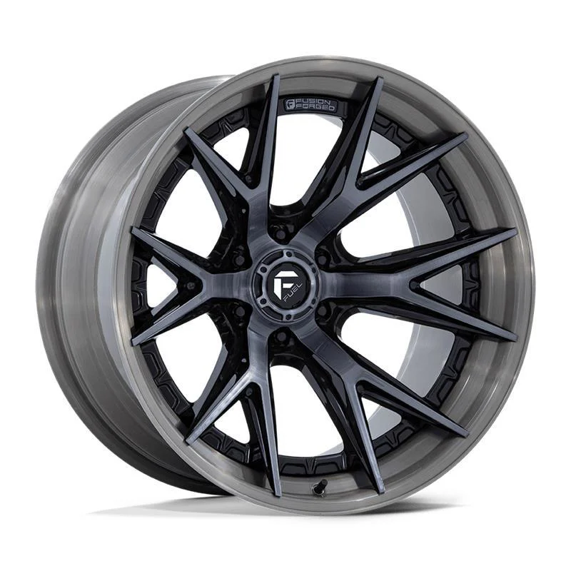 Statusfälgar FC402 CATALYST GLOSS BLACK BRUSHED DARK TINT 9x20 8/180 ET1