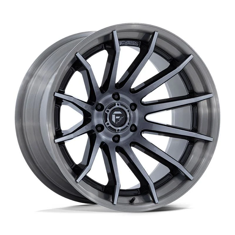 Statusfälgar FC403 BURN GLOSS BLACK BRUSHED DARK TINT 9x20 5/127 ET1