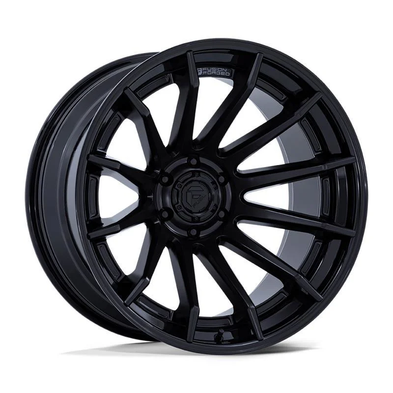 Statusfälgar FC403 BURN MATTE BLACK W/ GLOSS BLACK LIP 12x24 6/139,7 ET-44