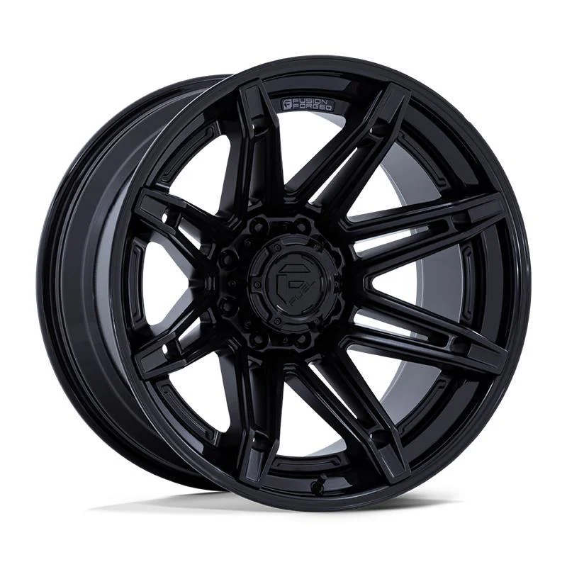 Statusfälgar FC401 BRAWL MATTE BLACK W/ GLOSS BLACK LIP 10x22 6/135 ET-18