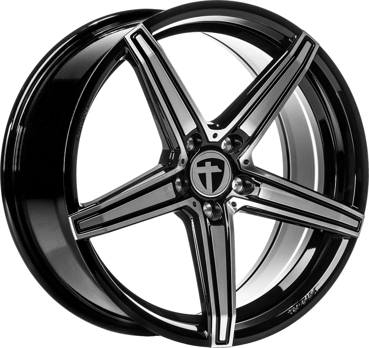 TN20 Dark Hyperblack Polished 8,0x18 5x108 ET45
