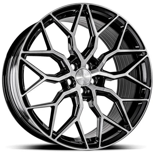 Platinum Wheels Platinum P2 BLACK BRUSH FACE 10.5x21 5/110 ET38