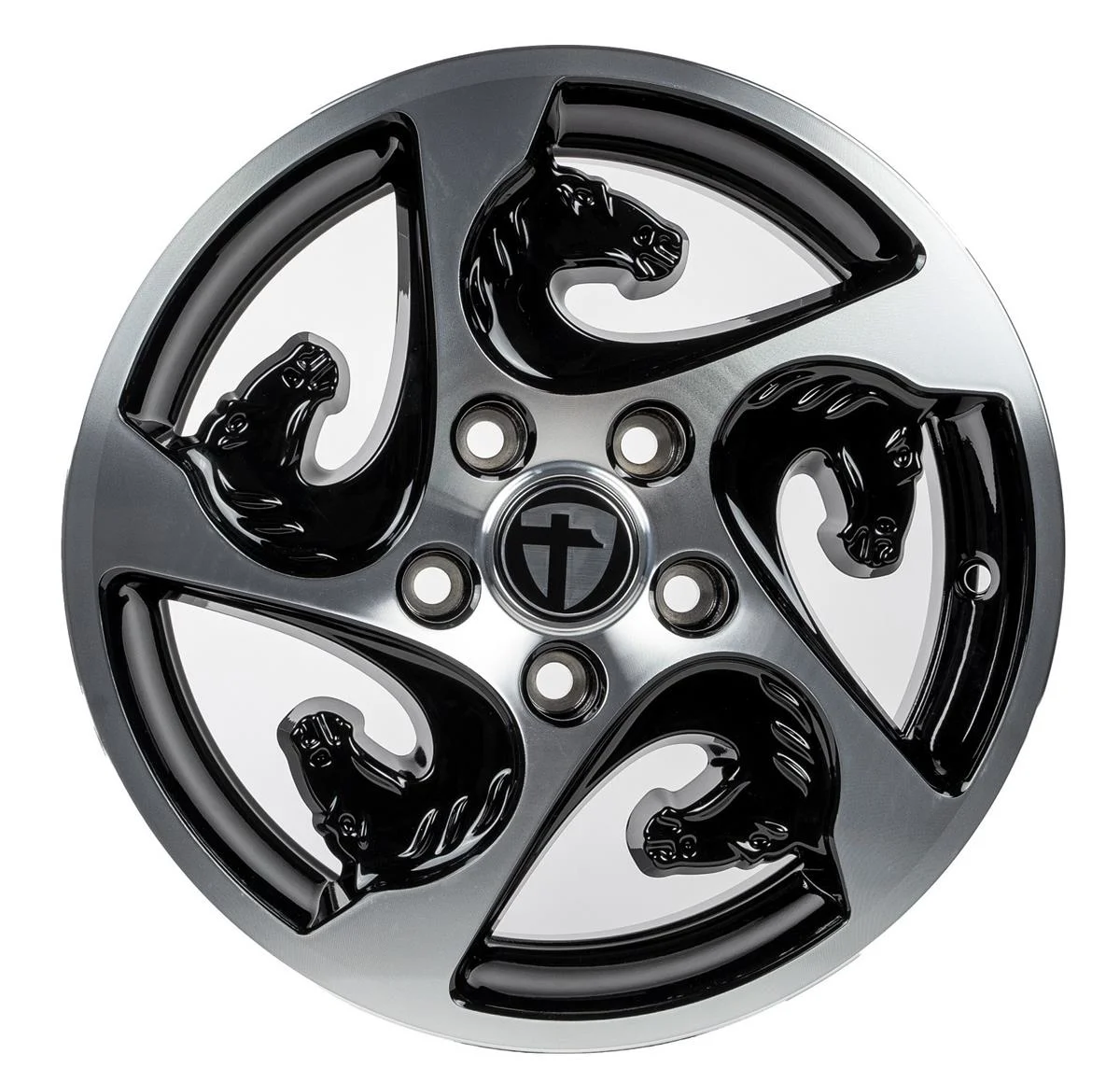 TR-Horse Black Polished 6,0x15 5x112 ET30