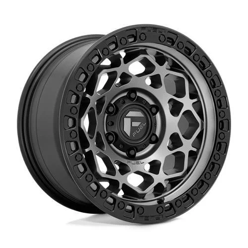 Statusfälgar D784 UNIT GUNMETAL W/ MATTE BLACK RING 9x17 5/127 ET-12