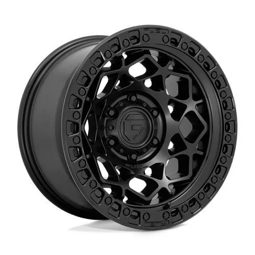 Statusfälgar D786 UNIT MATTE BLACK W/ MATTE BLACK RING 9x17 5/127 ET-12