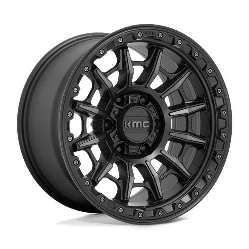 Statusfälgar KM547 CARNAGE SATIN BLACK W/ GRAY TINT 9x17 5/127 ET-12