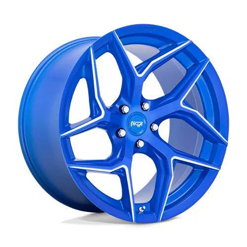 Statusfälgar M268 TORSION ANODIZED BLUE MILLED 9x20 5/112 ET27