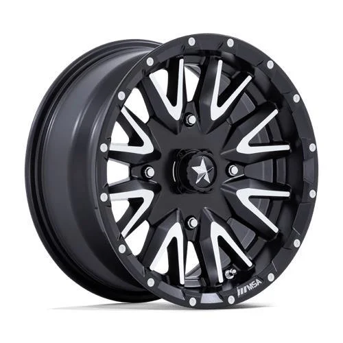 Statusfälgar M49 CREED MATTE BLACK MACHINED 7x24 4/137 ET0