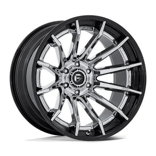 Statusfälgar FC403 BURN CHROME W/ GLOSS BLACK LIP 9x20 6/135 ET1