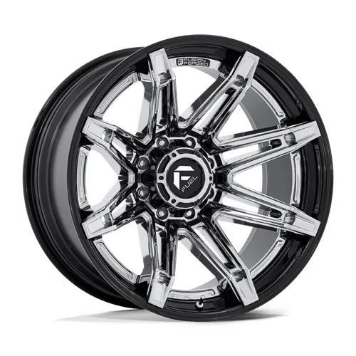 Statusfälgar FC401 BRAWL CHROME W/ GLOSS BLACK LIP 10x22 8/165,1 ET-18