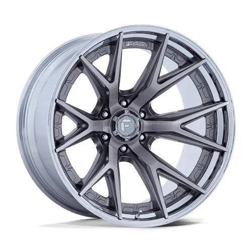 Statusfälgar FC402 CATALYST PLATINUM W/ CHROME LIP 12x24 8/180 ET-44