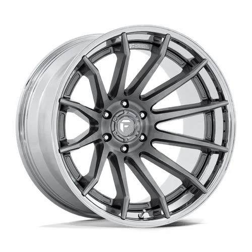 Statusfälgar FC403 BURN PLATINUM W/ CHROME LIP 12x24 5/127 ET-44