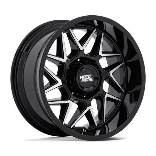 Statusfälgar MO812 TURBINE GLOSS BLACK W/ MACHINED FACE 9x20 8/170 ET1