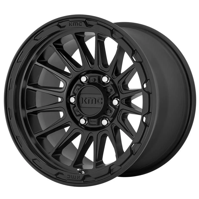 Statusfälgar KM542 IMPACT SATIN BLACK 8x17 5/108 ET38