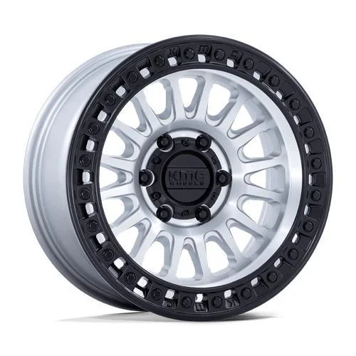 Statusfälgar KM552 IMS MACHINED W/ MATTE BLACK LIP 9x18 6/139,7 ET0