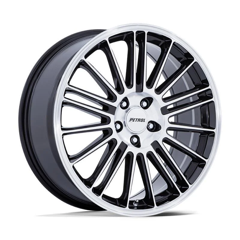 Statusfälgar PE001 P1D GLOSS BLACK W/ MACHINED FACE 8x17 5/114,3 ET40