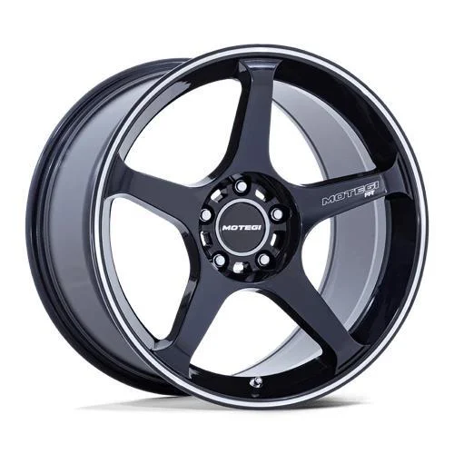 Statusfälgar MR159 BATTLE V OBSIDIAN BLUE W/ MACHINED LIP STRIP 8.5x18 5/100 ET30