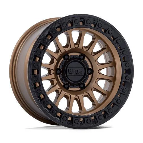 Statusfälgar KM552 IMS MATTE BRONZE W GLOSS BLACK LIP 9x18 6/135 ET30