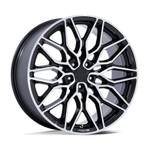 Statusfälgar NC277 CALABRIA 5 GLOSS BLACK MACHINED 9x20 5/114,3 ET35