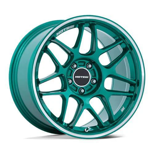 Statusfälgar MR158 TSUBAKI HOKKAIDO GREEN W/ MACHINED LIP 9.5x18 5/112 ET35