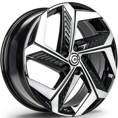 Statusfälgar ARCTIC Black Front Polished 7x18 5/114,3 ET50