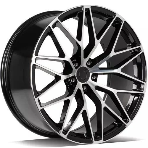 Statusfälgar GLORY Black Front Polished 10x22 5/130 ET48