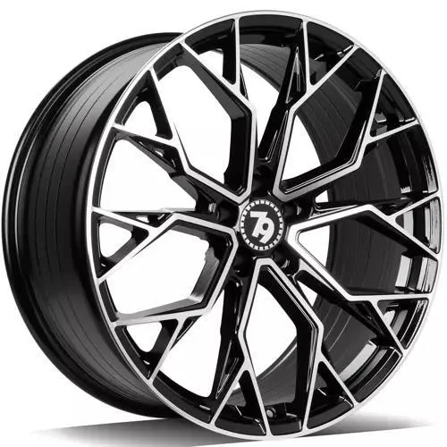 Statusfälgar SCF-H Black Front Polished 9x20 5/112 ET30