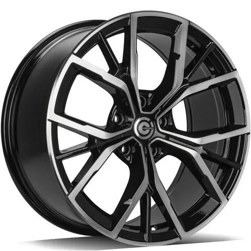 Statusfälgar ALARM Black Front Polished 8x19 5/120 ET30