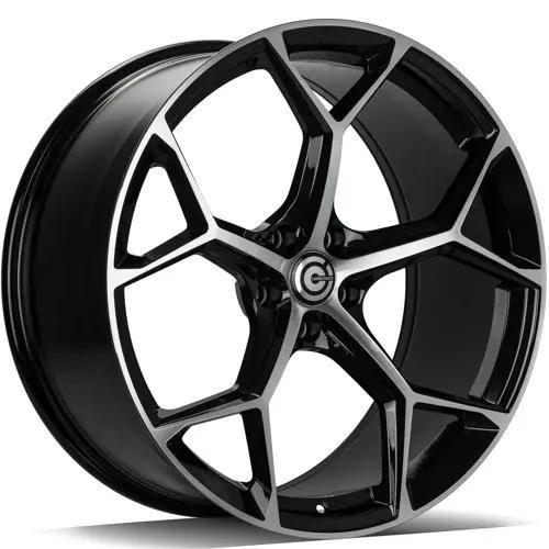 Statusfälgar FANCY Black Front Polished 9.5x22 5/112 ET25