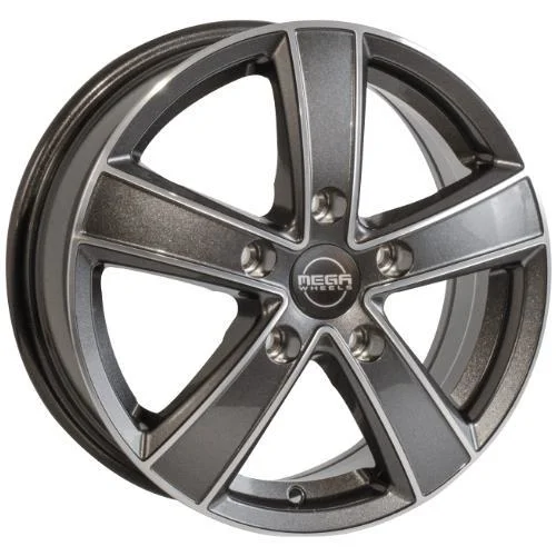 Statusfälgar Hercules 5 Anthracite grey front polished 6,5x16 5/160 ET53