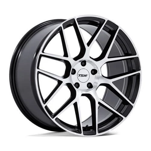 Statusfälgar TW002 LASARTHE GLOSS BLACK MACHINED 9x18 5/112 ET45