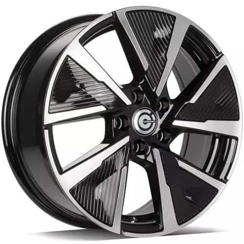 Statusfälgar MONTPELLIER Black Front Polished 7x17 5/108 ET45