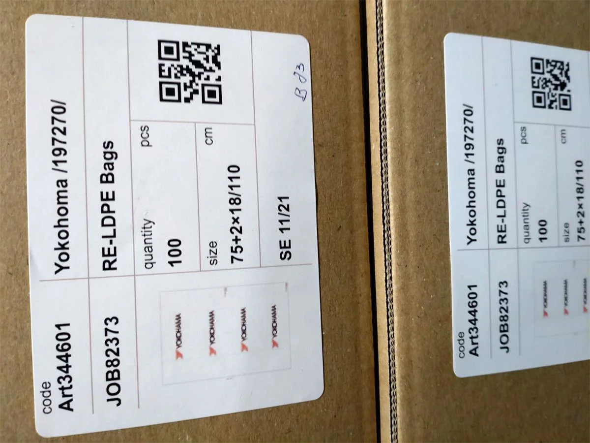 Däcksäck 100st (Yokohama) 75+2x18/110