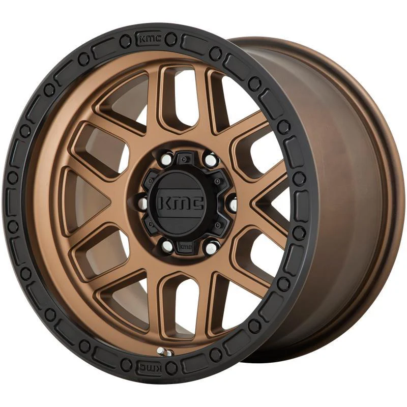 Statusfälgar KM544 MESA MATTE BRONZE W/ BLACK LIP 9x18 5/150 ET25