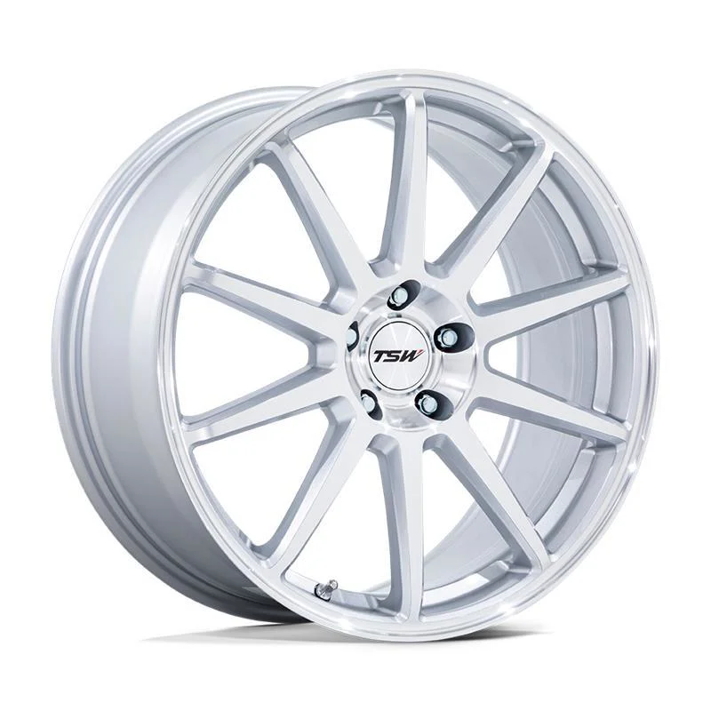 Statusfälgar TW004 CANARD GLOSS SILVER W/ MACHINED FACE 10.5x20 5/112 ET38