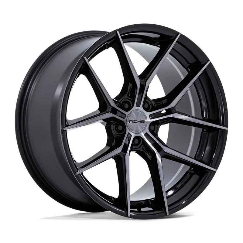 Statusfälgar NC279 PRODIGY 5 GLOSS BLACK DARK TINTED CLEAR 10.5x22 5/115 ET18