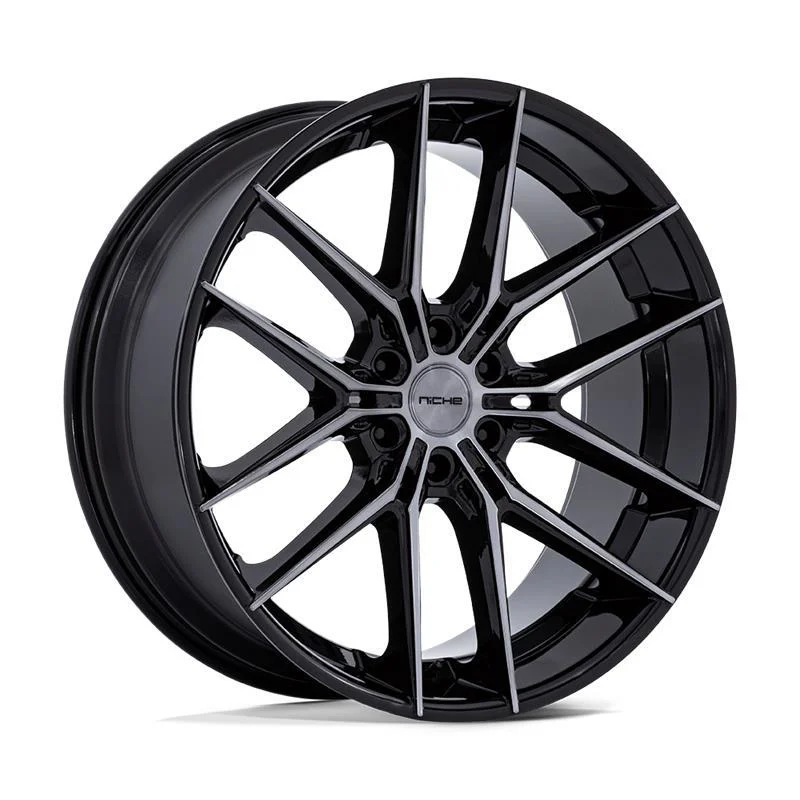 Statusfälgar NC280 PRODIGY 6 GLOSS BLACK DARK TINTED CLEAR 9.5x22 6/139,7 ET20