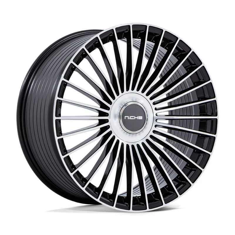 Statusfälgar NC282 SERENE GLOSS BLACK W/ MACHINED FACE 10x22 5/130 ET20