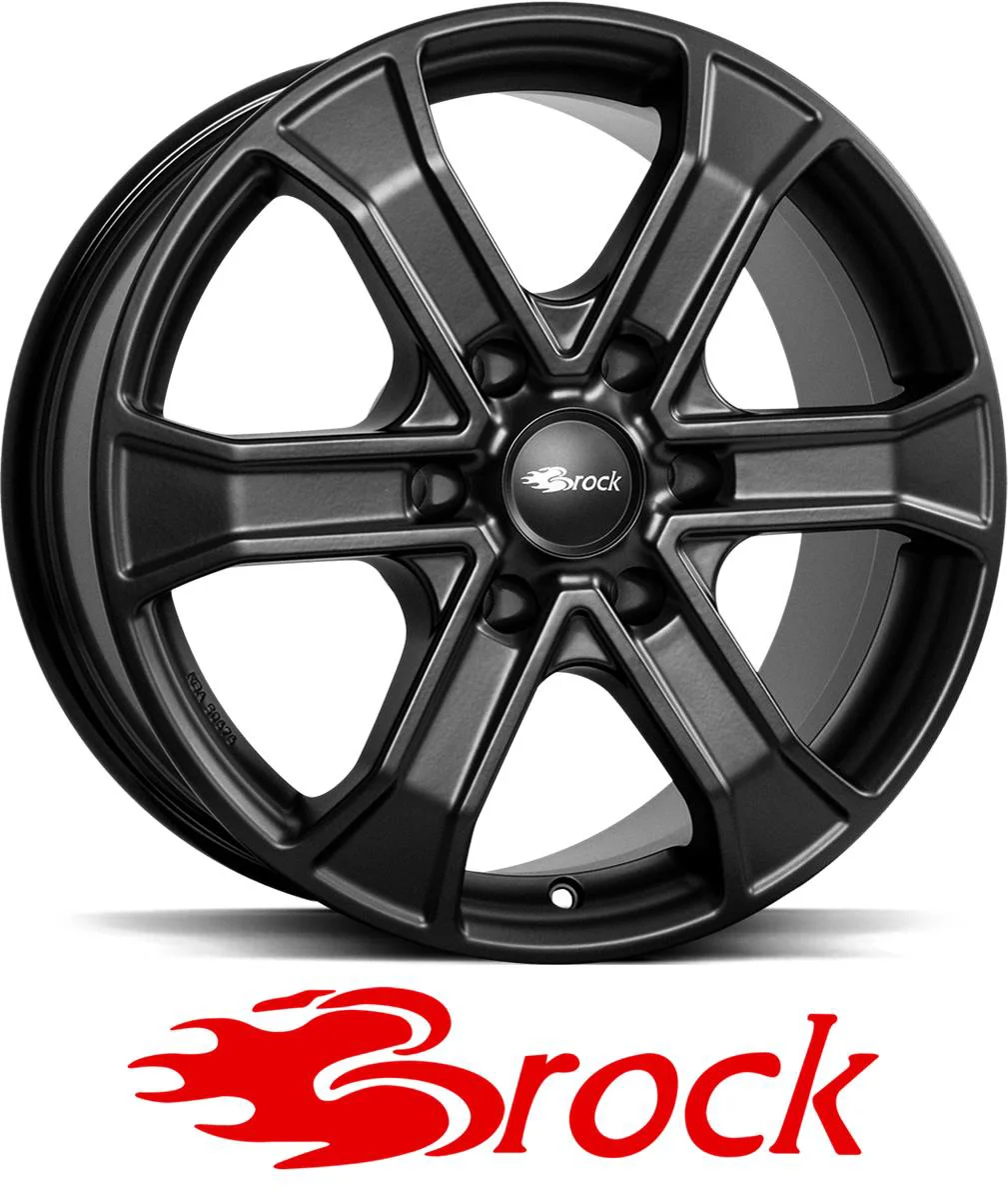Rautamo BROCK RC31 Satin Black Matt 8x18 6/139,7 ET55