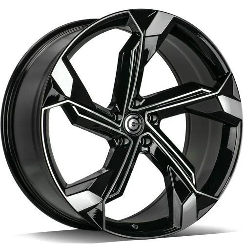Statusfälgar SUPERSTAR Black Front Polished 10x22 5/112 ET20