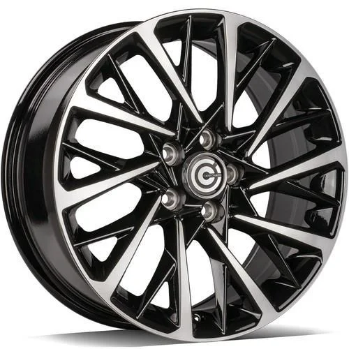 Statusfälgar SPACE Black Front Polished 7.5x18 5/114,3 ET45
