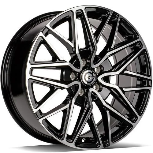 Statusfälgar IDAHO Black Front Polished 8x18 5/160 ET50