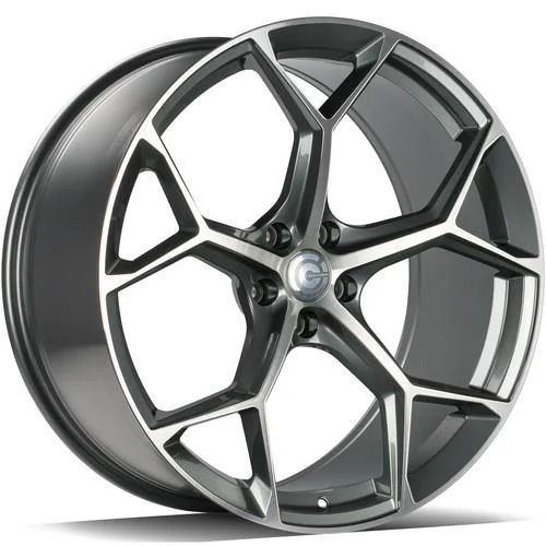Statusfälgar Fancy Anthracite Front Polished 9.5x21 5/112 ET25