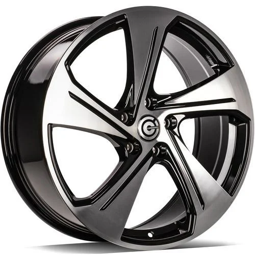 Statusfälgar Aqua Black Front Polished 8x19 5/112 ET45