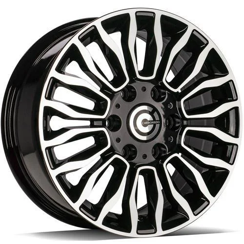 Statusfälgar Might Black Front Polished 7x16 6/130 ET50