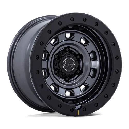Statusfälgar BR023 XPLORER MATTE GUNMETAL W/ BLACK ROCK GUARD 9x17 6/139,7 ET1