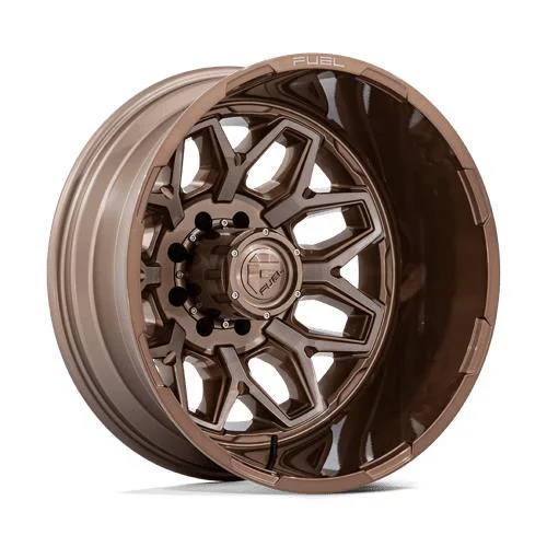 Statusfälgar D876 FLUX DUALLY PLATINUM BRONZE 8.3x22 8/210 ET104
