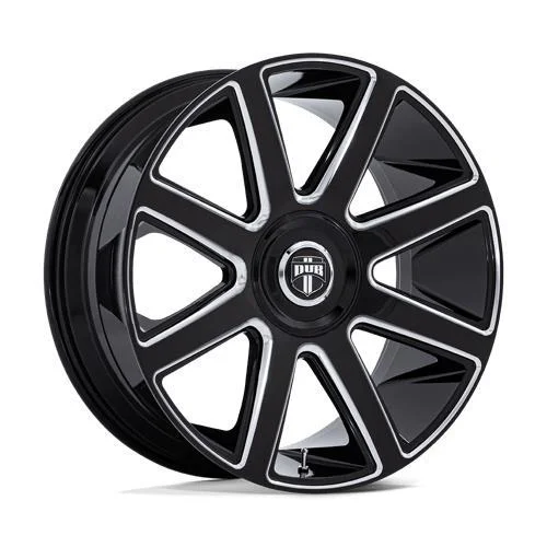 Statusfälgar DC273 PULL GLOSS BLACK MILLED 9x24 5/115/120 ET15